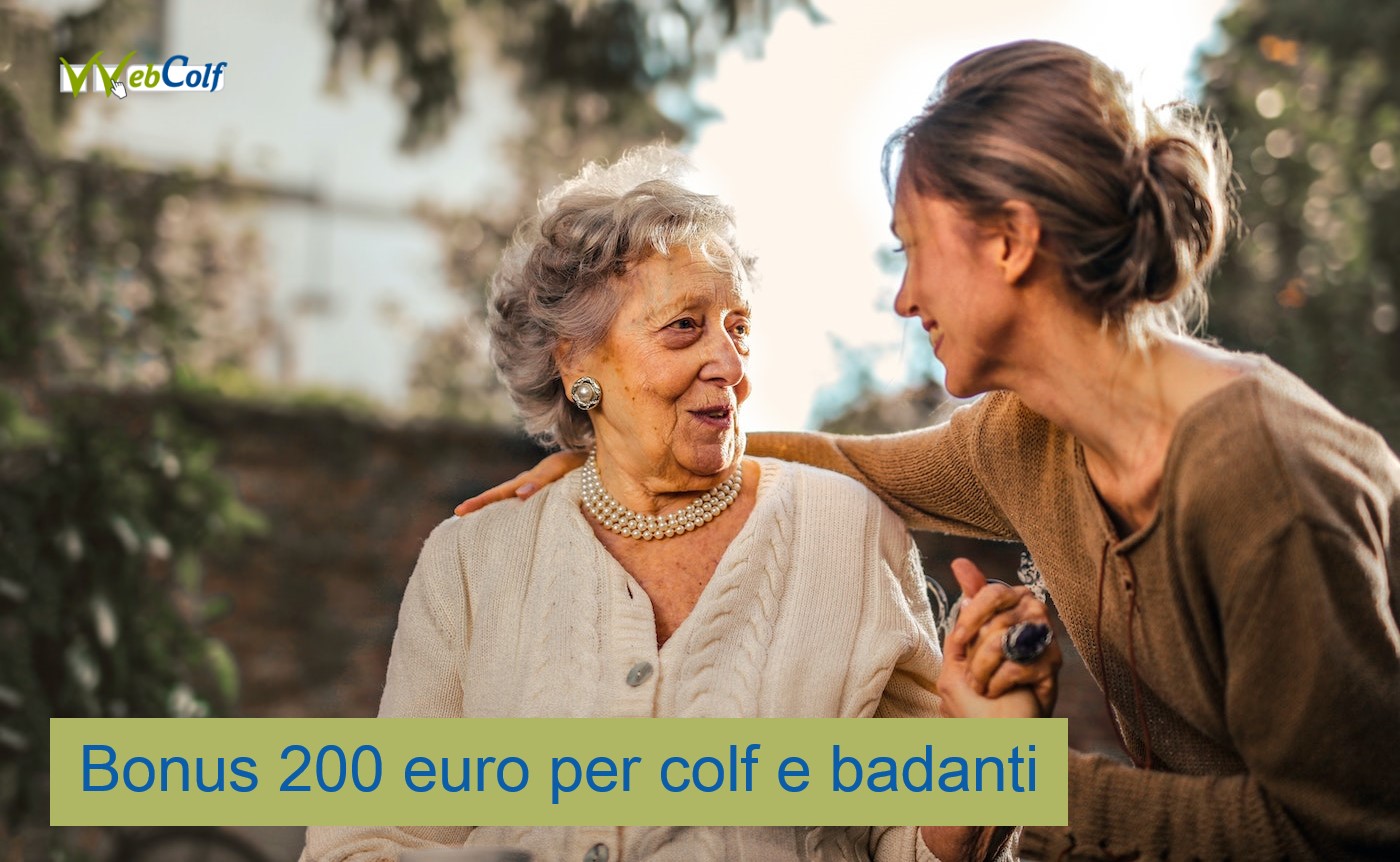 Bonus 200 euro per colf e badanti