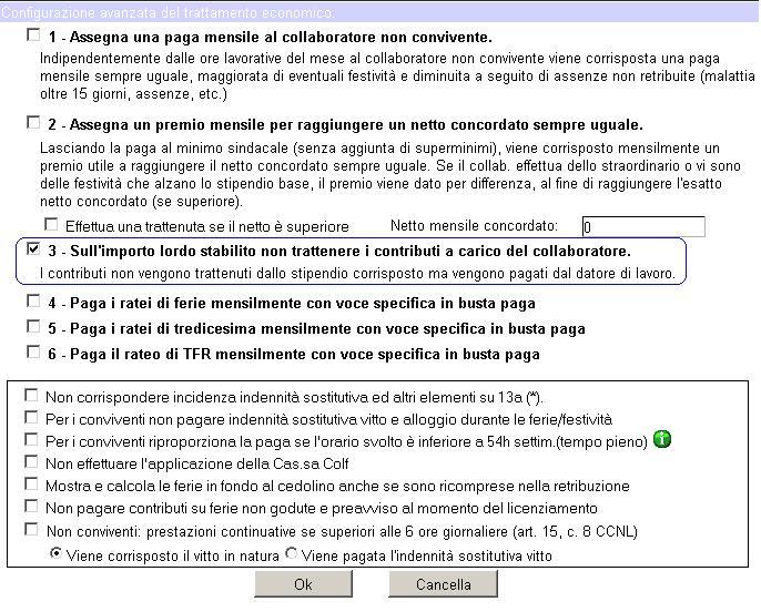 trattamento economico avanzato